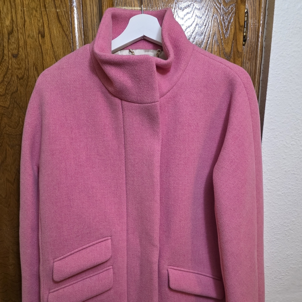NWOT J.Crew Cocoon Coat in Italian stadium-cloth wool Size 6 - Picture 10 of 11
